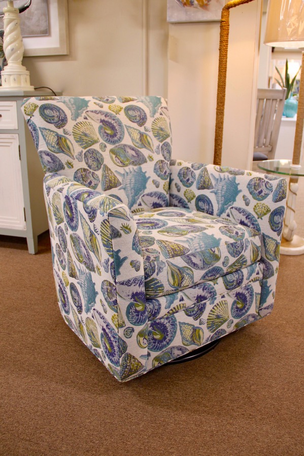 coastal swivel chair
